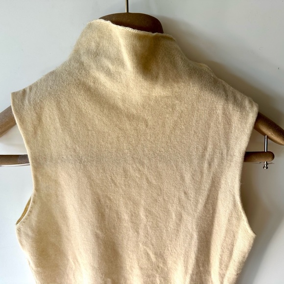 EMANUEL Ungaro Cashmere Vest, Cream, size S - Picture 6 of 14